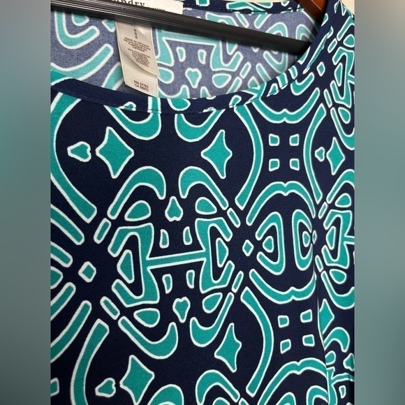 𝅺LAUNDRY By Design Shelli Segal Geo Print Dress - Picture 2 of 6